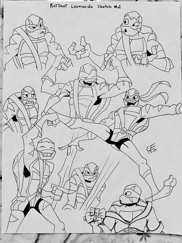 Leo rottmnt sketches by chaoseclips on