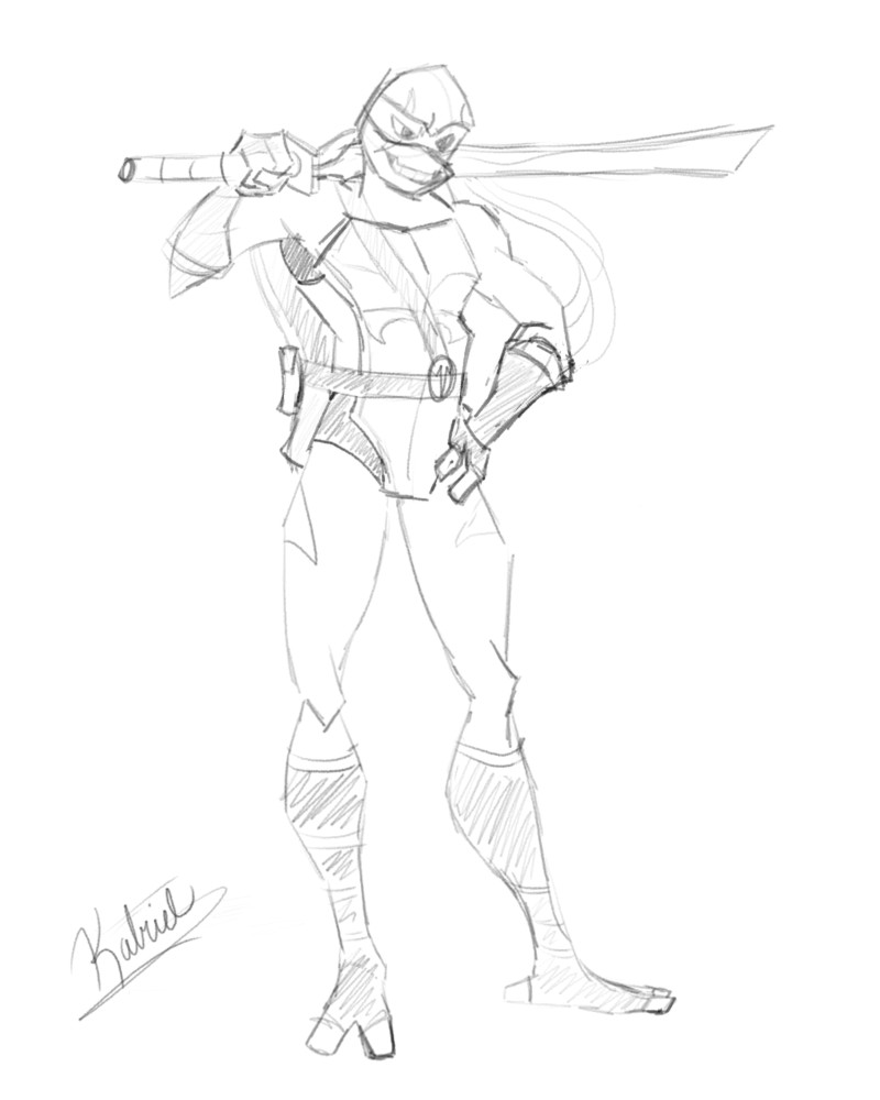 Rottmnt leo sketch by kit