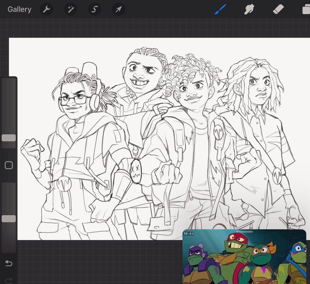 This is going to take ages to color rottmnt tmnt riseofthãëëë hunter ëëë ðµðãæç