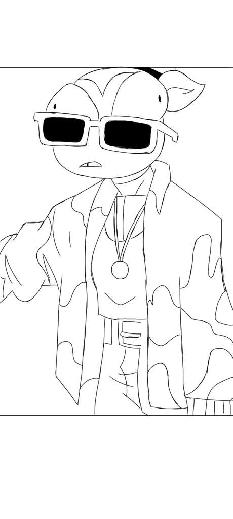 I traced over that one picture of mikey from rottmnt teenage mutant ninja turtles amino