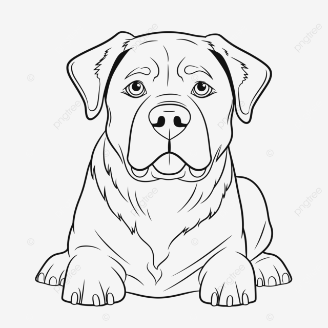 An adult dog coloring page outline sketch drawing vector dog drawing wing drawing ring drawing png and vector with transparent background for free download