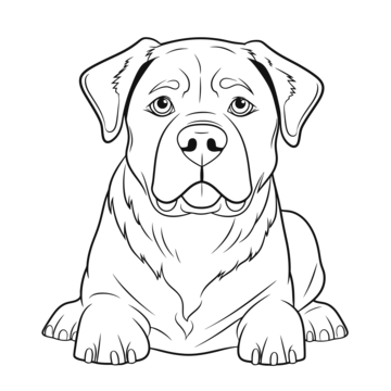 Rottweiler outline png transparent images free download vector files