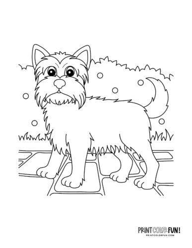 Dog coloring pages clipart pawsome activities for your little artist at