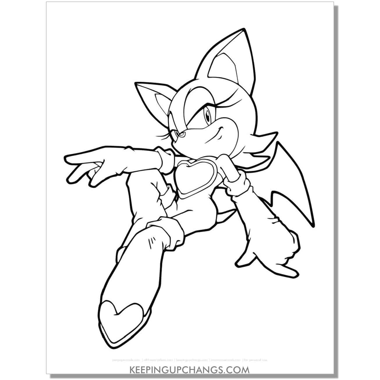 Free sonic the hedgehog coloring pages popular printables