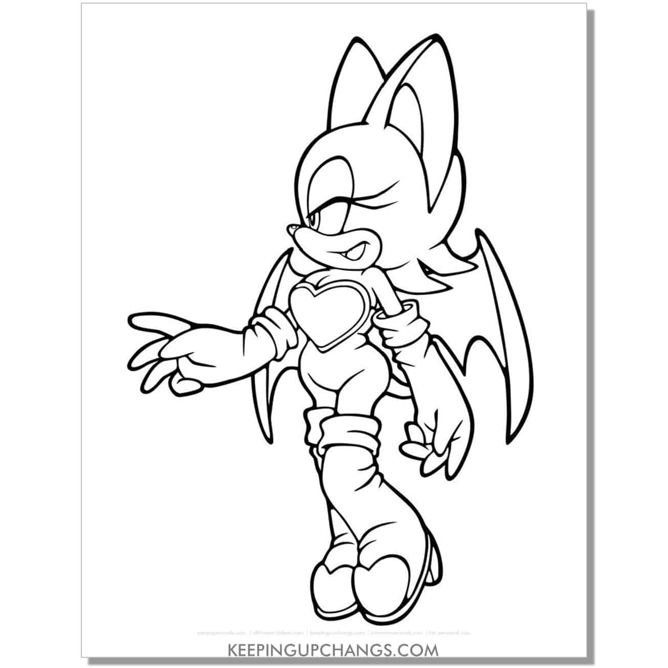 Free sonic the hedgehog coloring pages popular printables