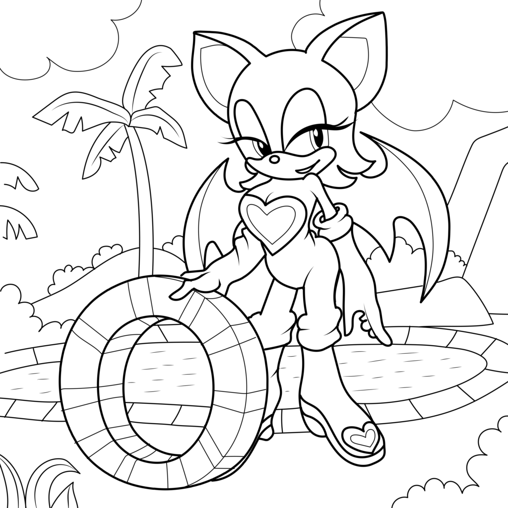 Speed into adventure sonic the hedgehog coloring pages