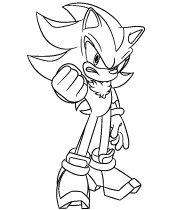 Bat rouge coloring page sonic