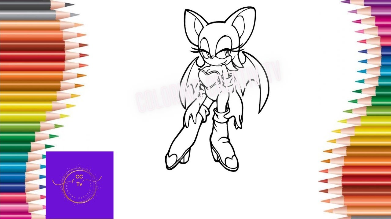 Sonic rouge the hedgehog coloring pages sonic coloringpages
