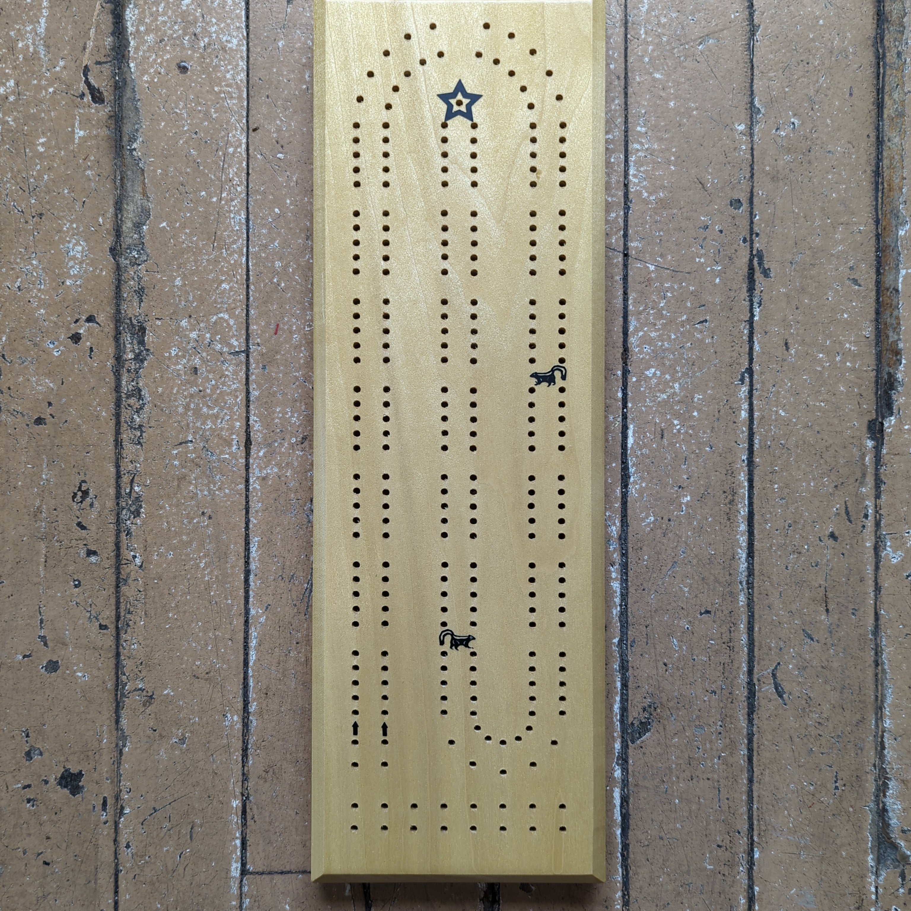 Continuous cribbage board â handiwork