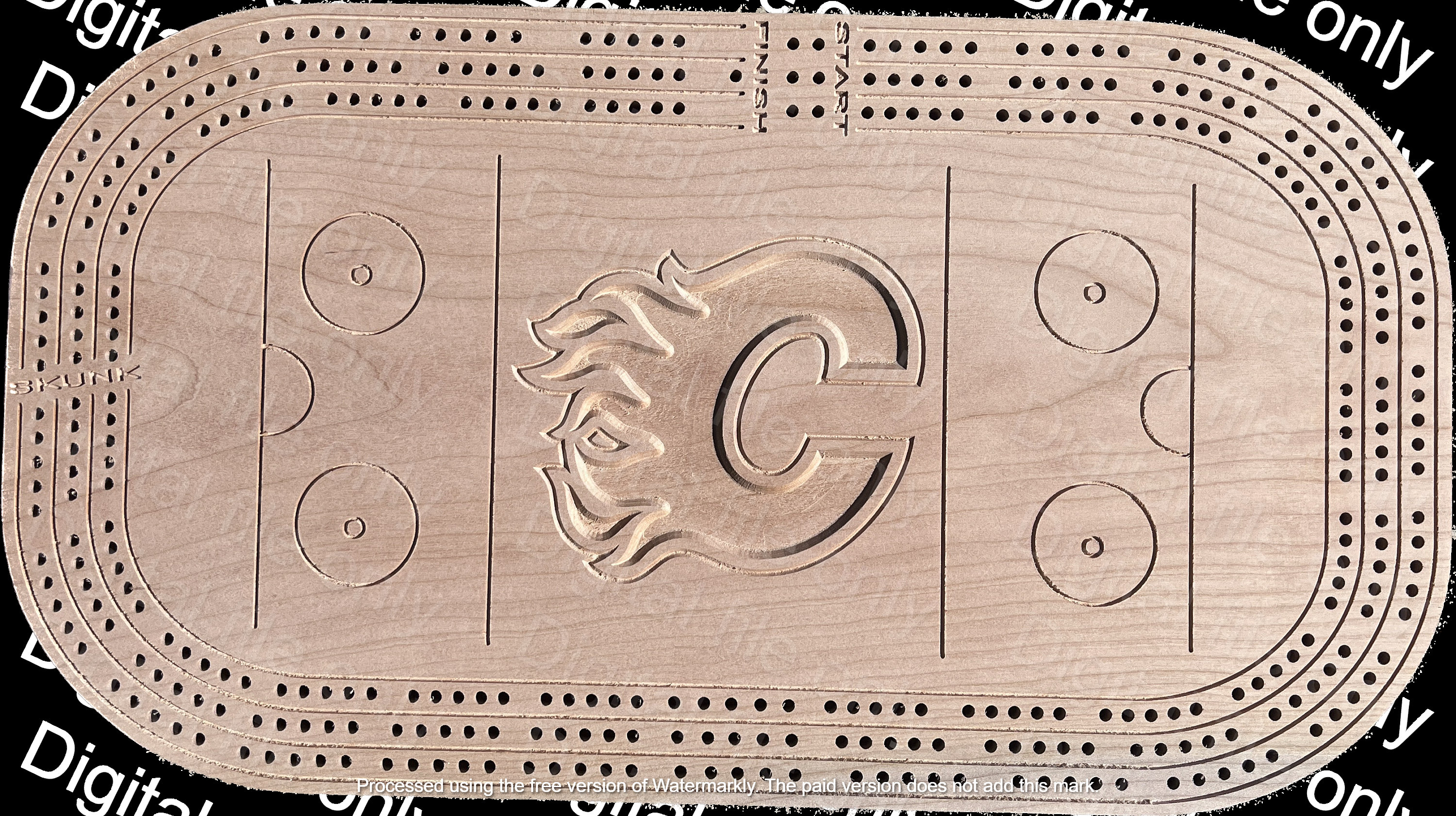 Cribbage template