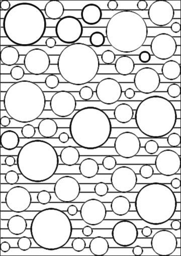 Coloring pages geometric shape round coloring page