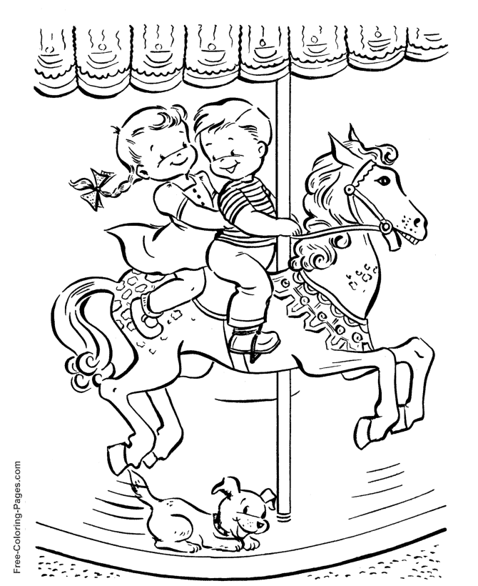 Summer coloring pages