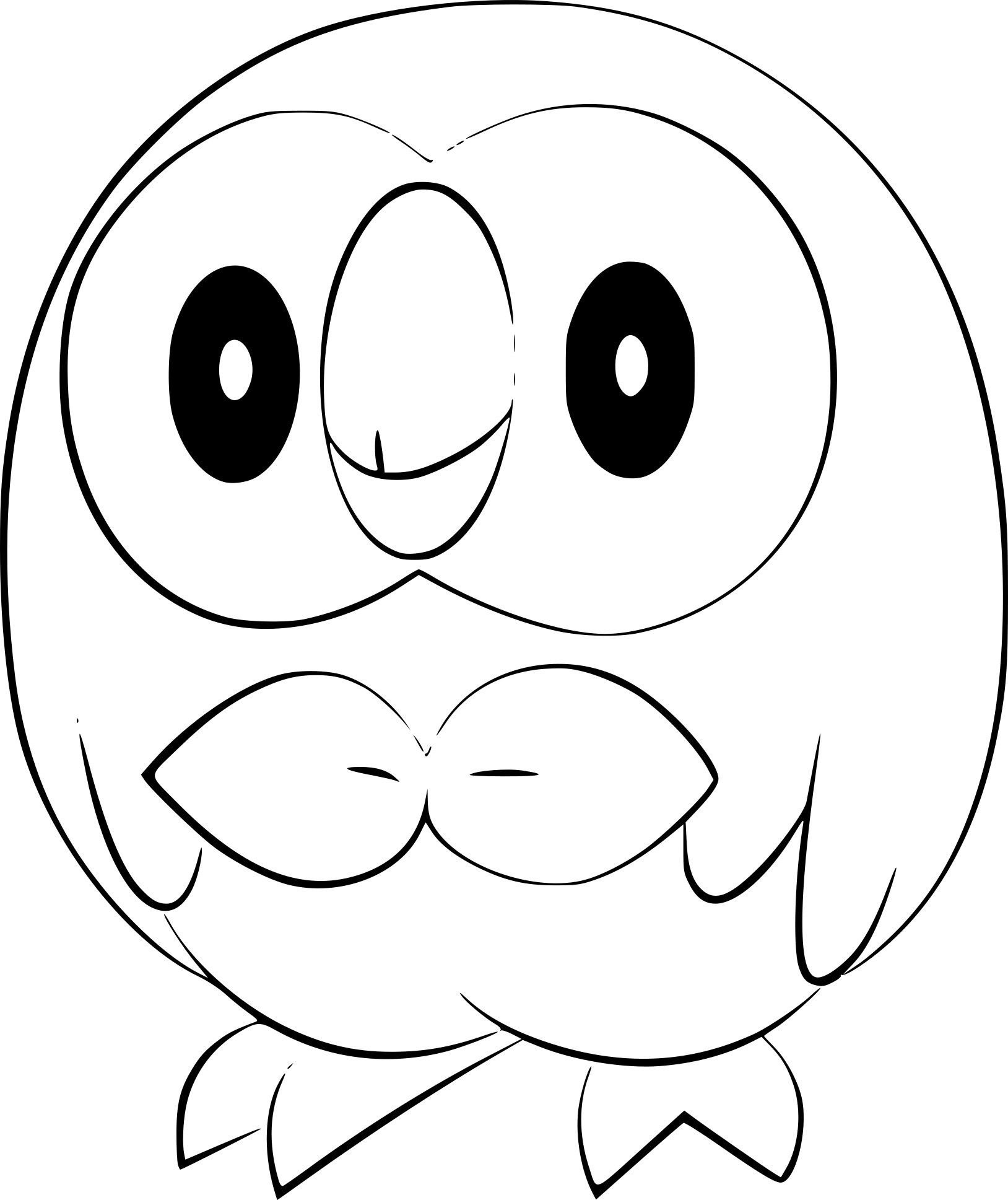 Pokemon coloring pages rowlet â through the thousands of images on the web regarding pokemon coloring â pokemon coloring pages pokemon coloring pokemon drawings