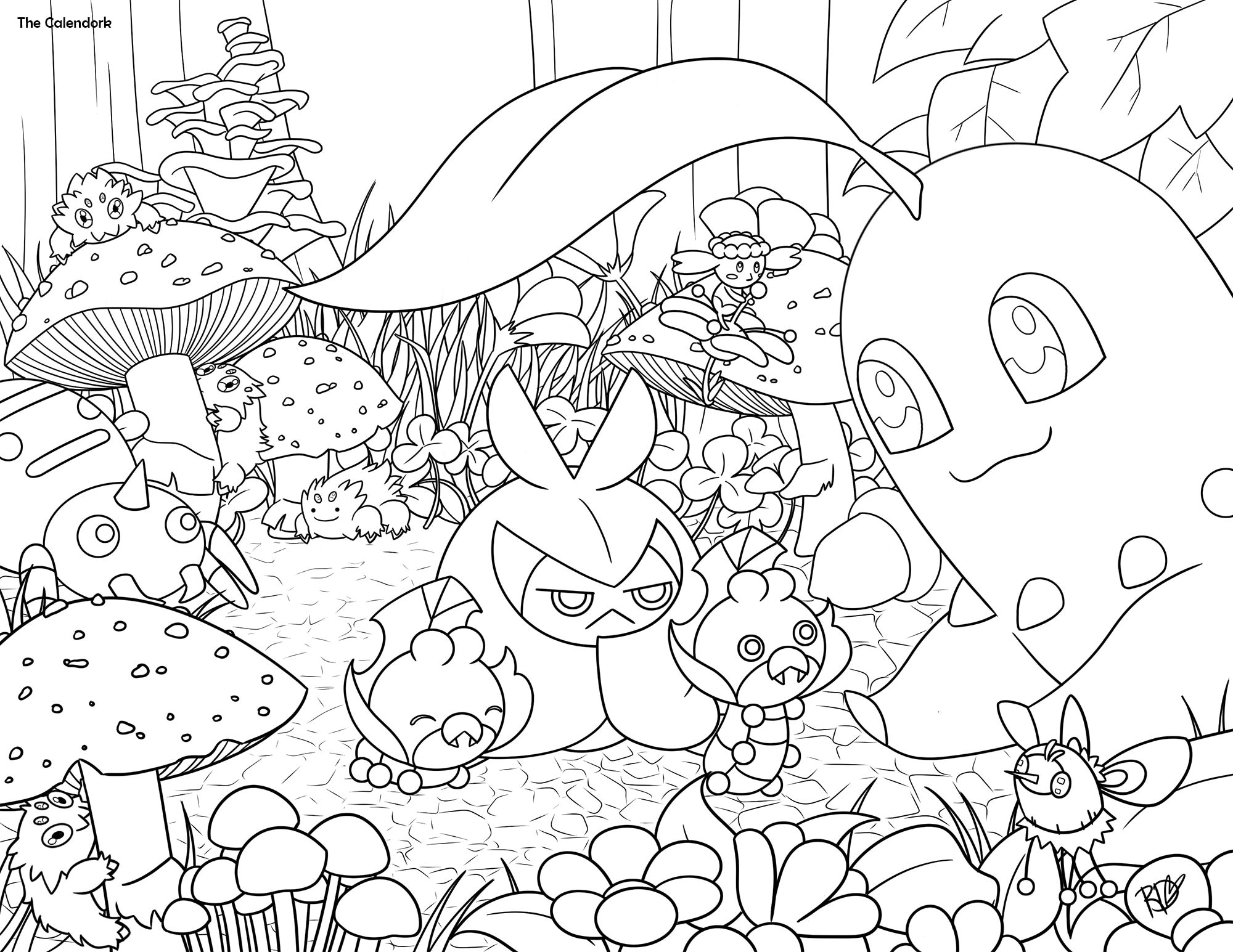 Pokemon printable colouring pages