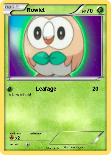 Pokemon rowlet