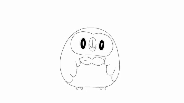 Rowlet dartrix gif