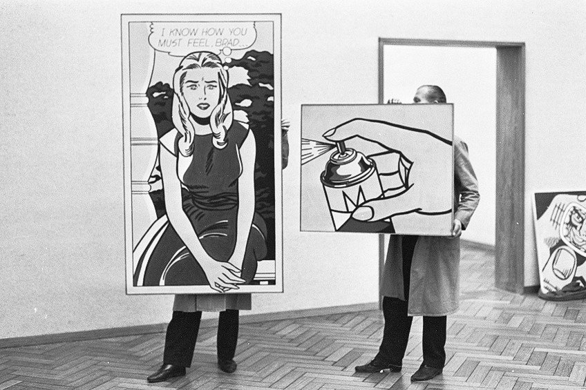 Drowning girl by roy lichtenstein