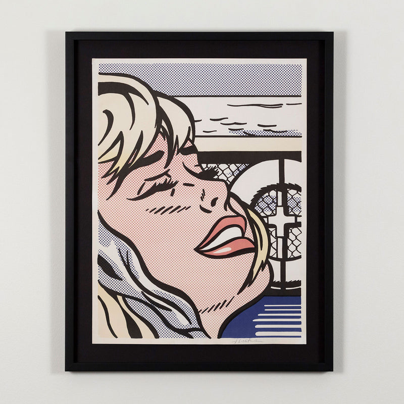 Roy lichtenstein shipboard girl lithograph â