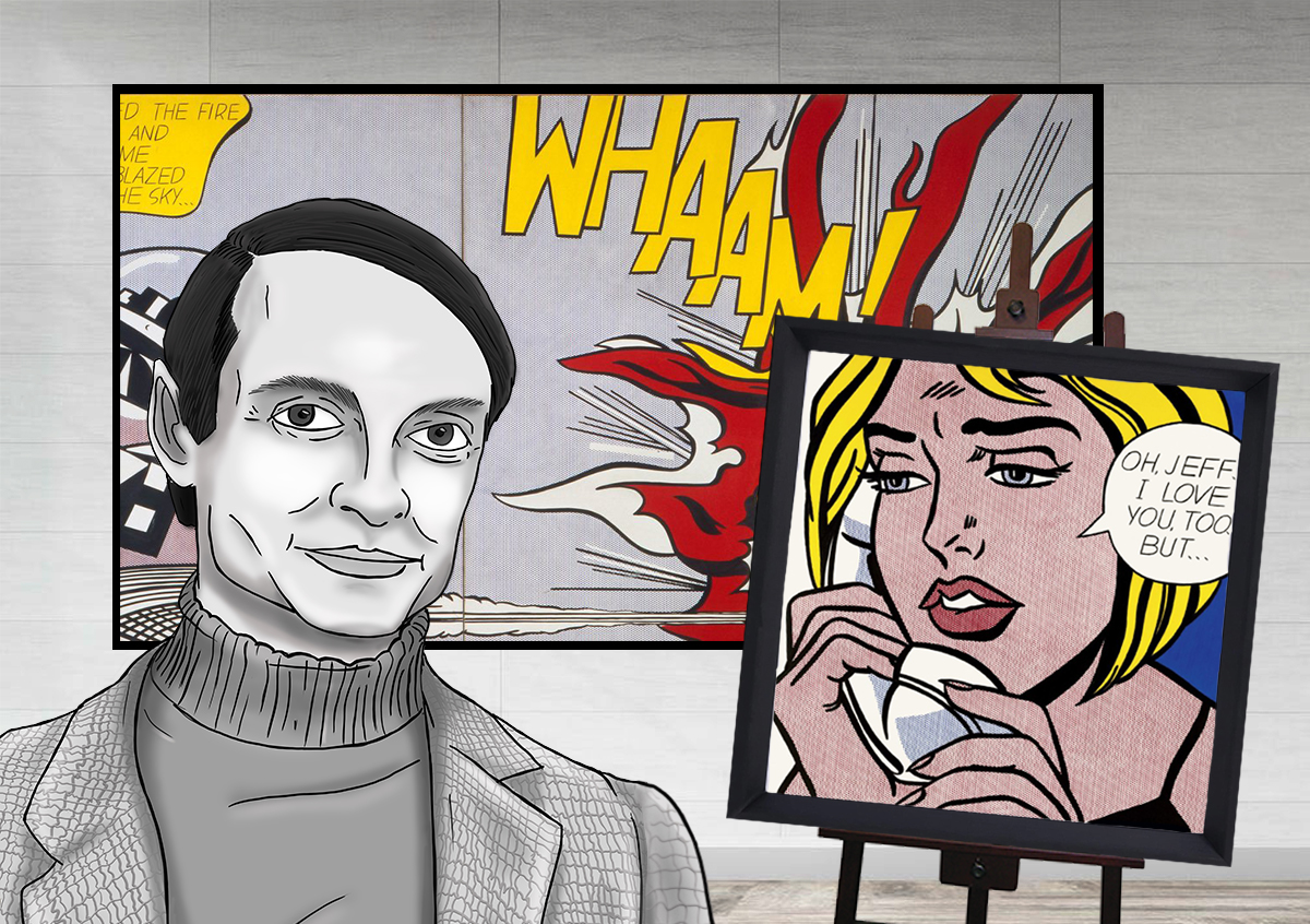 Roy lichtenstein paintings bio ideas