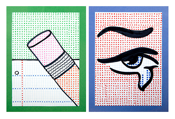 Dot screens of roy lichtenstein