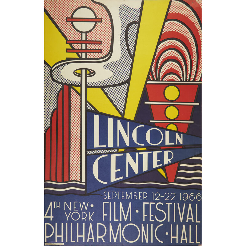 Roy lichtenstein lincoln center poster