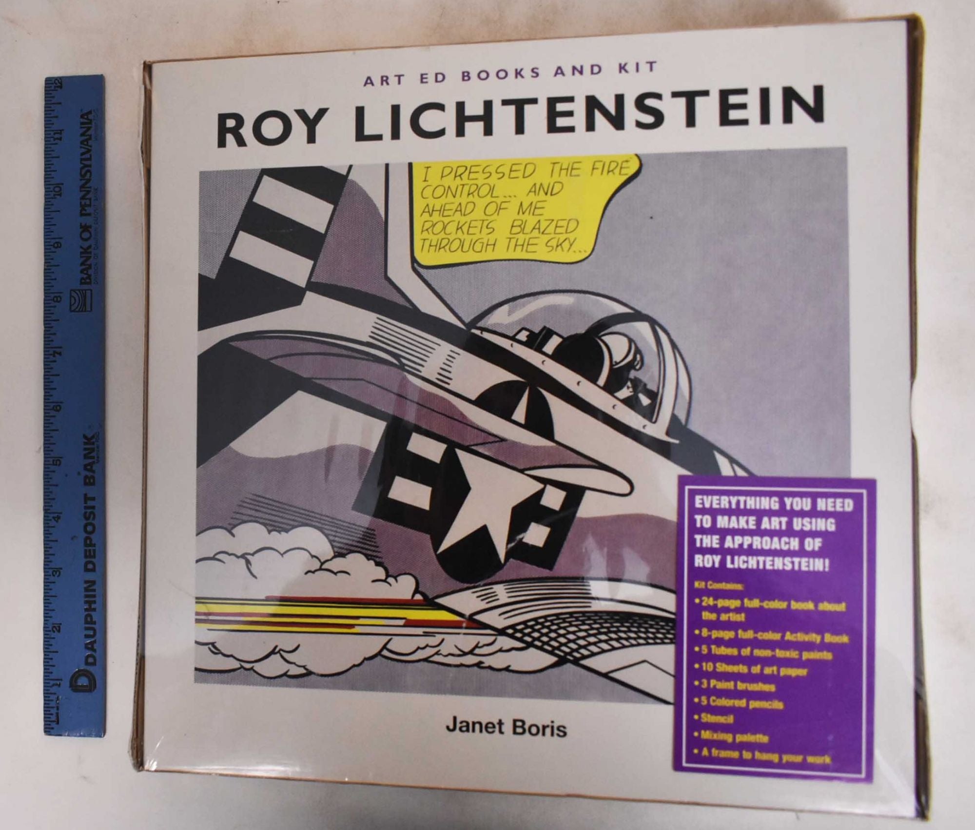 Roy lichtenstein art ed books and kit janet boris