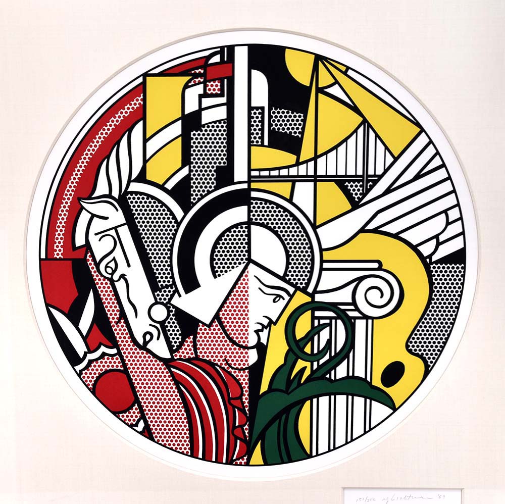 Roy lichtenstein the solomon r guggenheim museum c screen print s