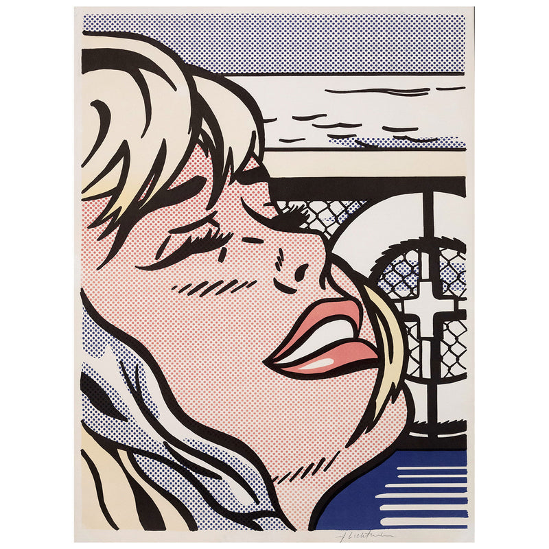 Roy lichtenstein shipboard girl lithograph â