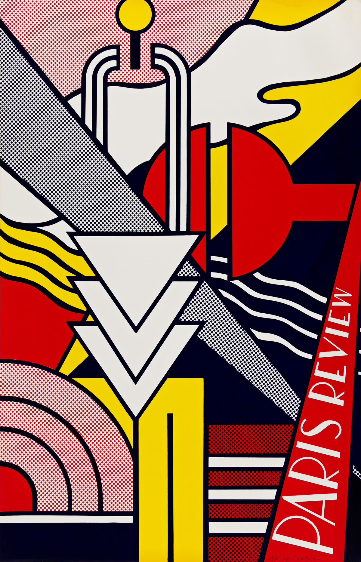 Roy lichtenstein paris review poster