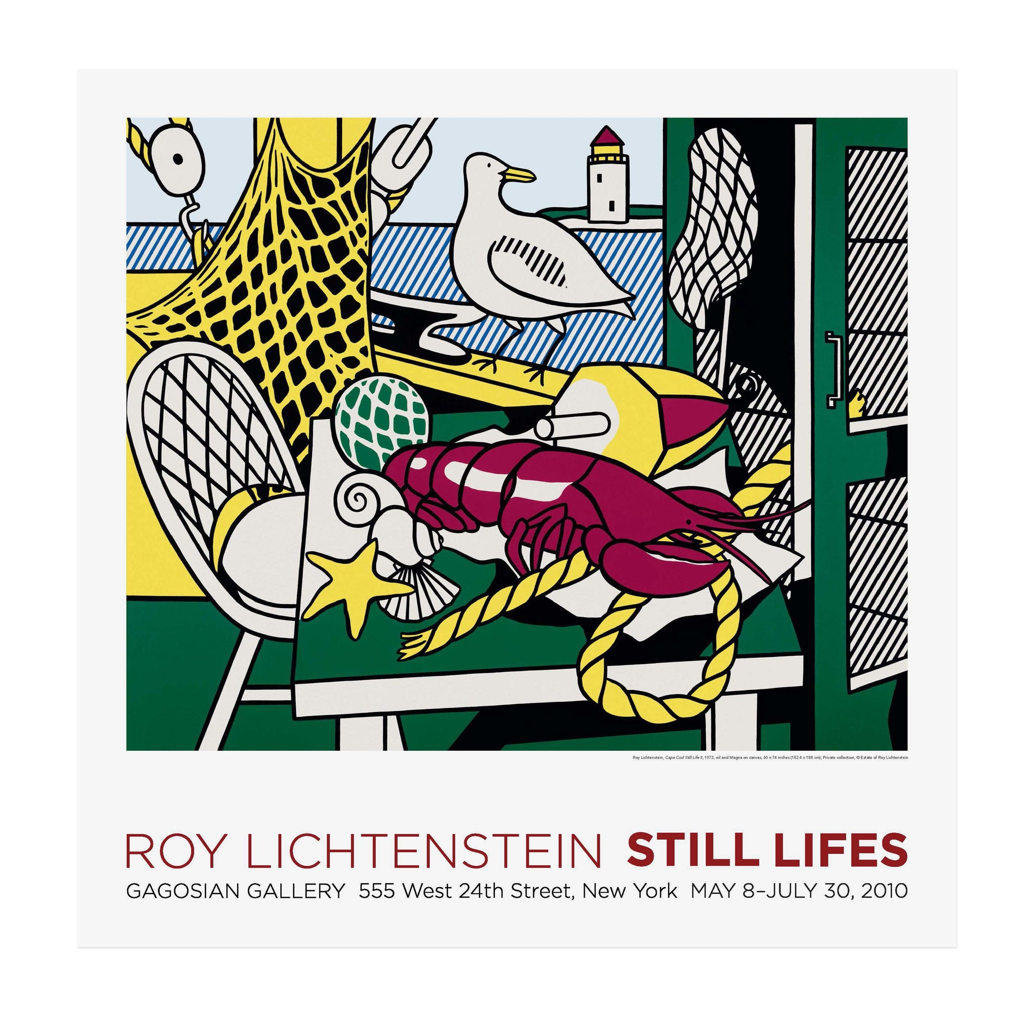 Roy lichtenstein still lifes poster gagosian shop