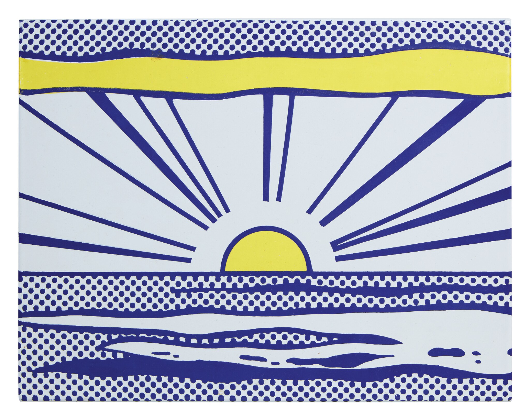 Roy lichtenstein sunrise not in corlett prints multiples online sothebys