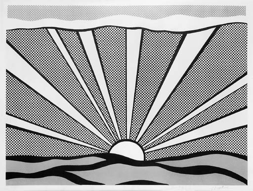 Roy lichtenstein sunrise corlett ii