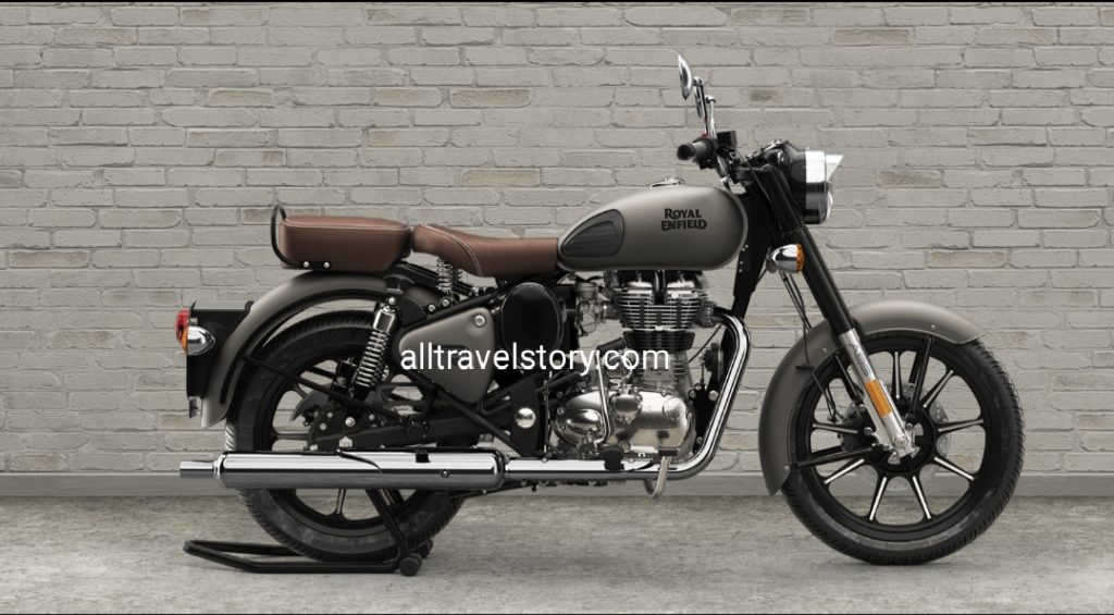 Bs royal enfield classic in new colours and factory fitted alloys wheels travel and explore