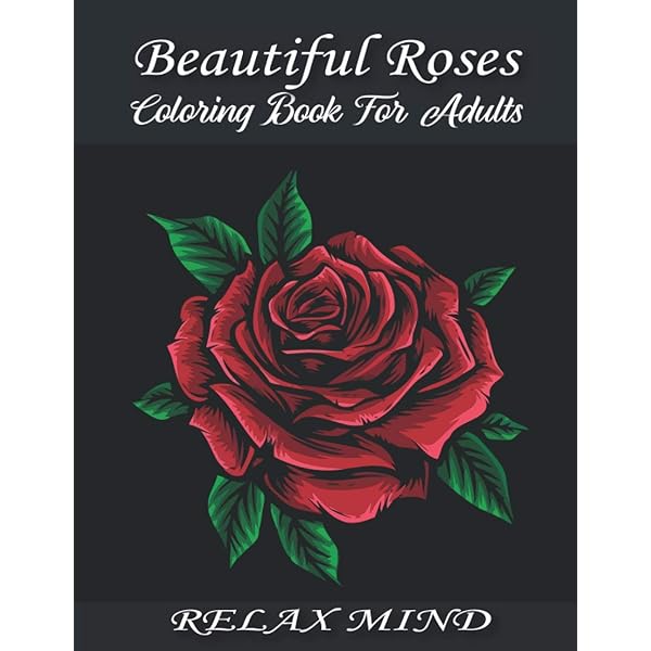 Favorite roses coloring book dover flower coloring books arbel ilil books