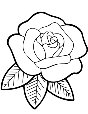 Stained glass rose coloring page free printable coloring pages