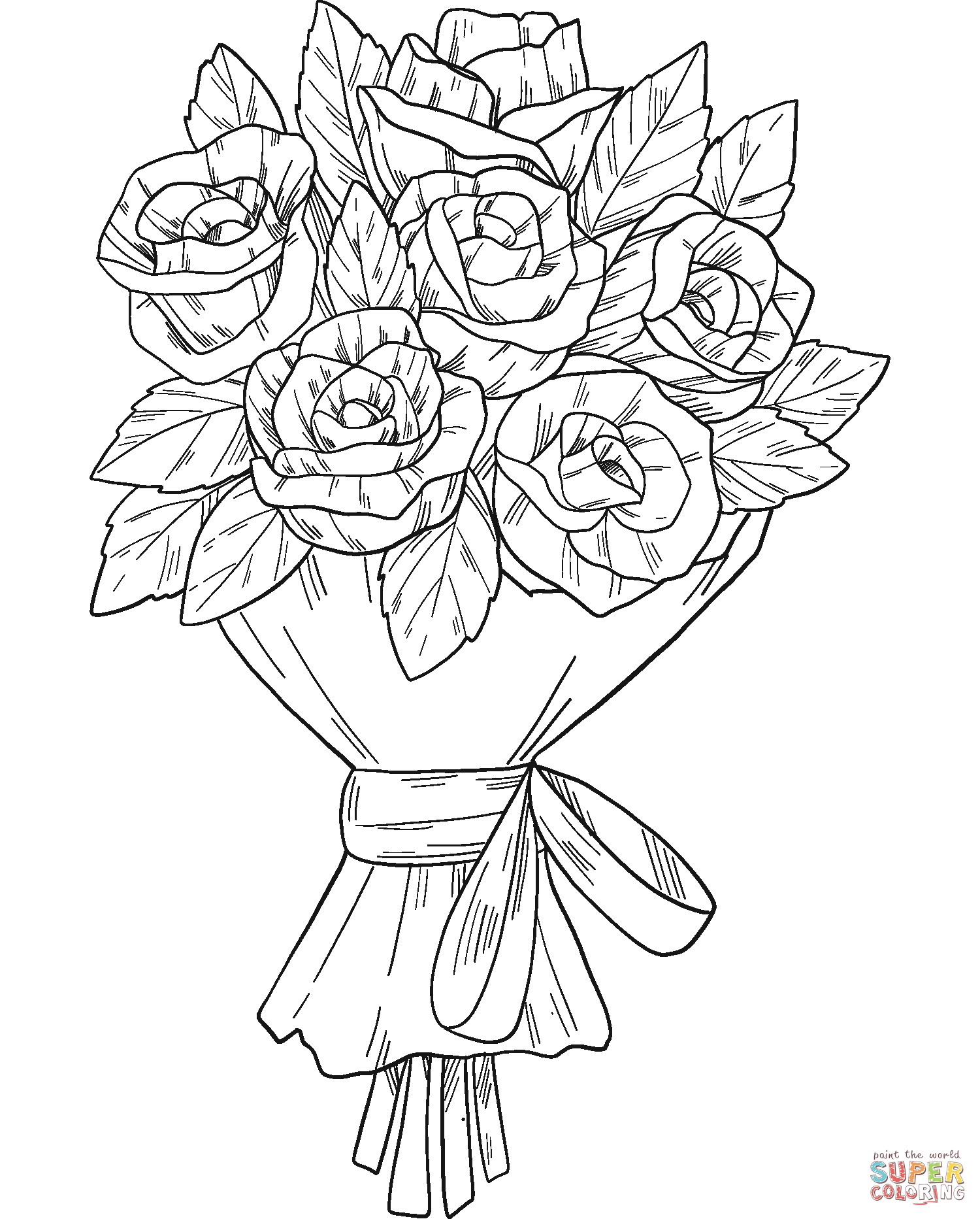 Roses coloring pages