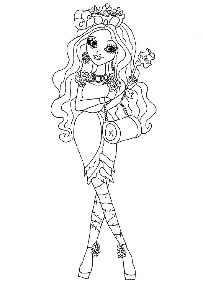 Get this royal rebels ever after high girl coloring pages printable ghv