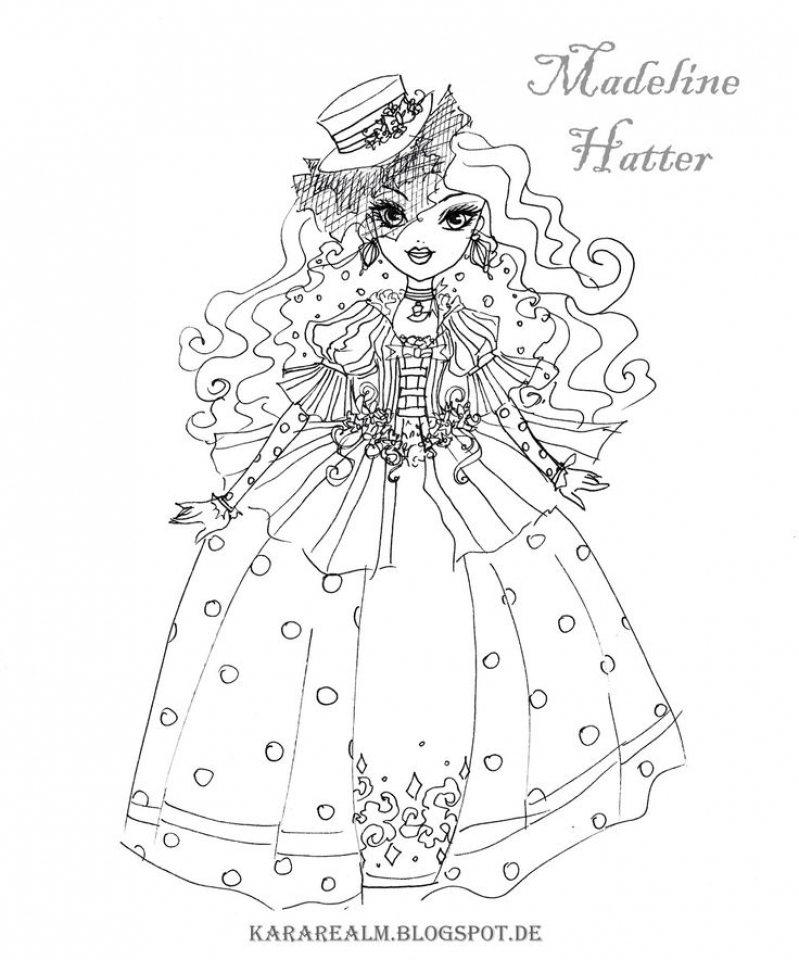 Get this royal rebels ever after high girl coloring pages printable paz