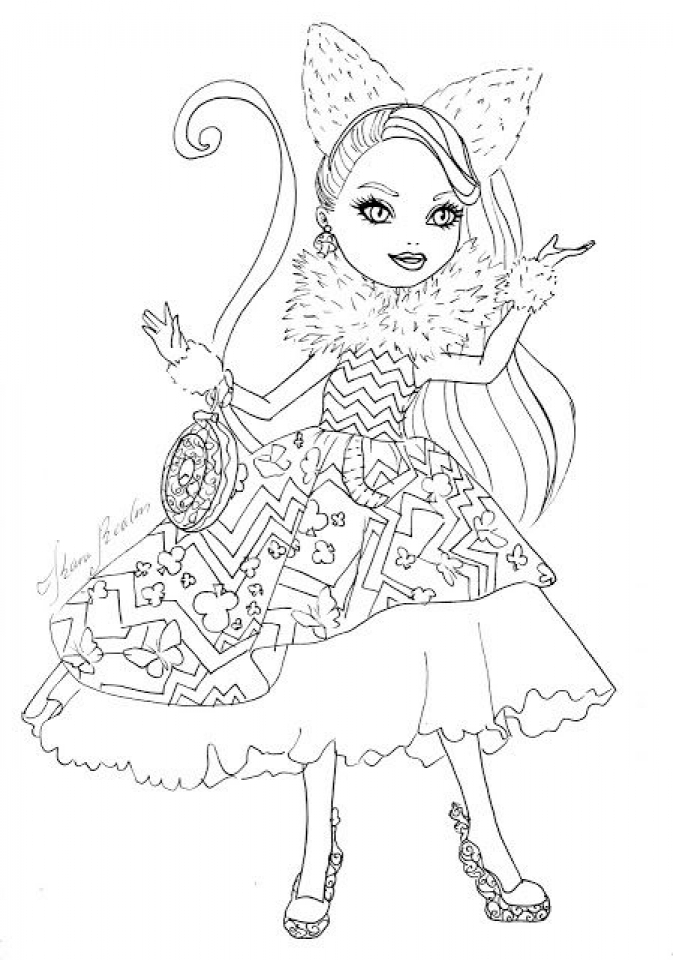 Get this royal rebels ever after high girl coloring pages printable uhb