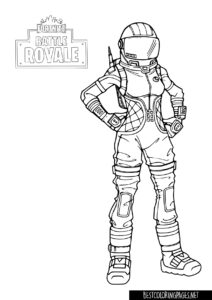 Fortnite coloring pages