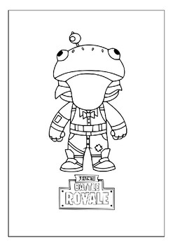 Get lost in the world of fortnite with our chibi fortnite coloring pages pdf