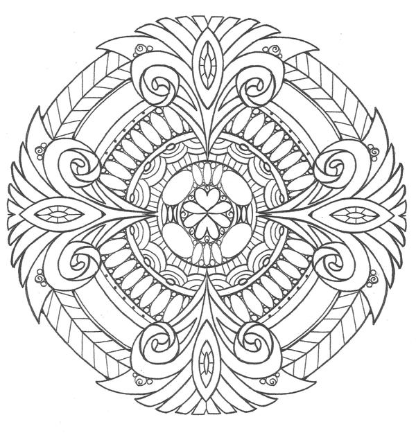 Pure royalty adult coloring page