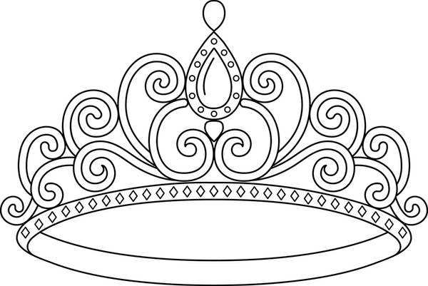 Thousand crown coloring pages royalty