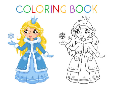 Princess coloring book stock vector illustration and royalty free princess coloring book clipart