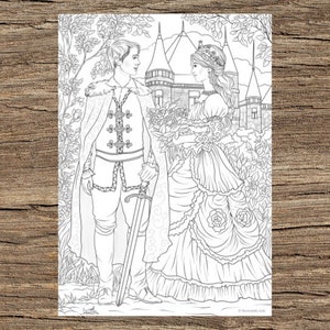 Royal coloring pages