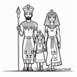 Egyptian coloring pages