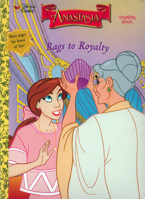 Anastasia rags to royalty coloring books at retro reprints