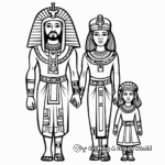 Egyptian coloring pages