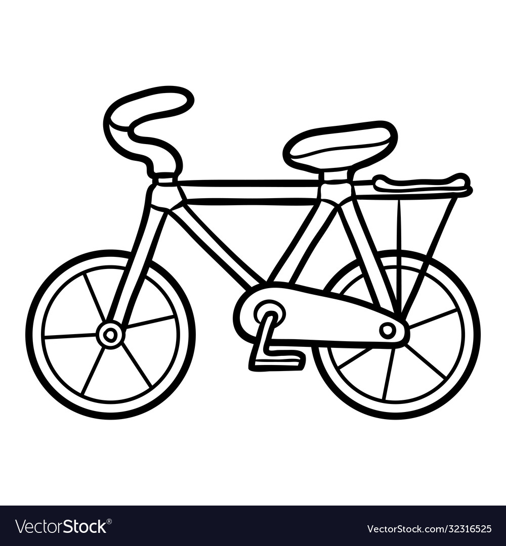 Coloring pages coloring book for kids bicycle royalty free