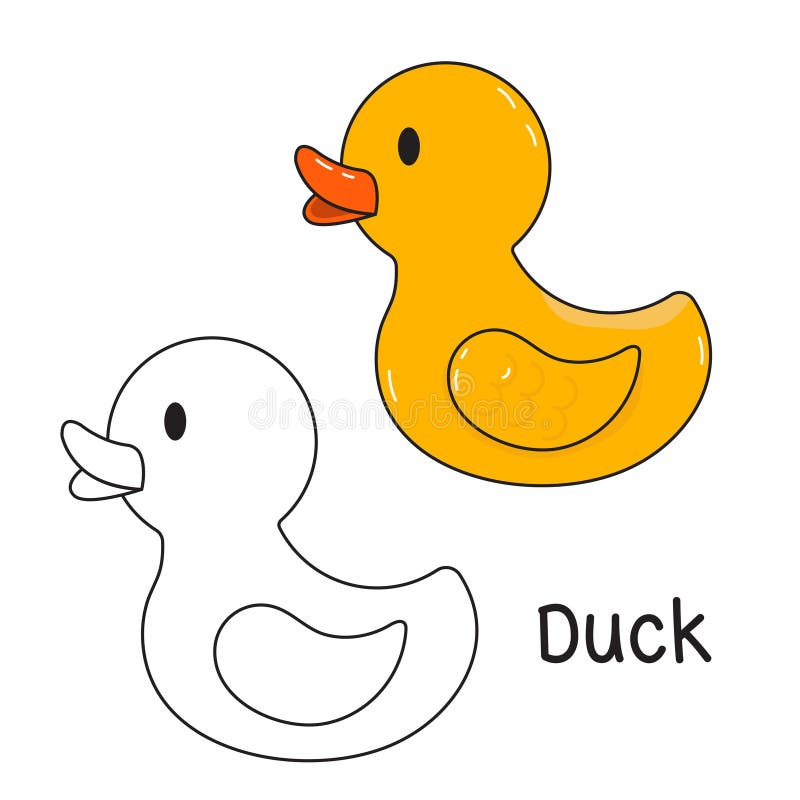 Front toy duck stock illustrations â front toy duck stock illustrations vectors clipart